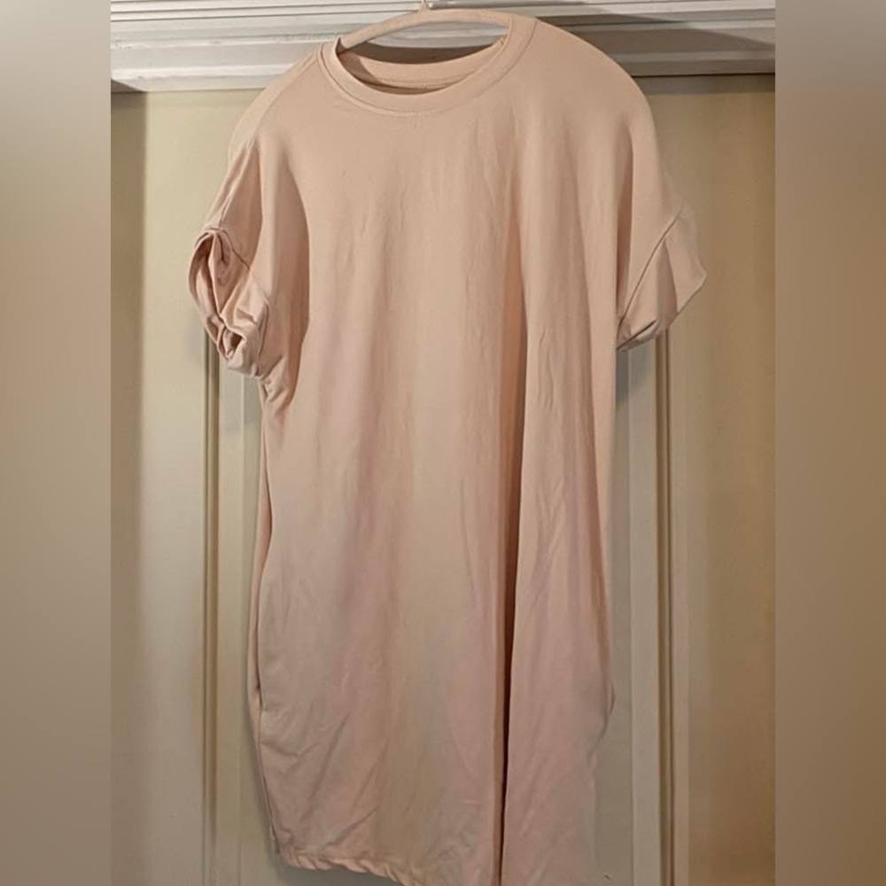 SHEIN Cream Midi Dress